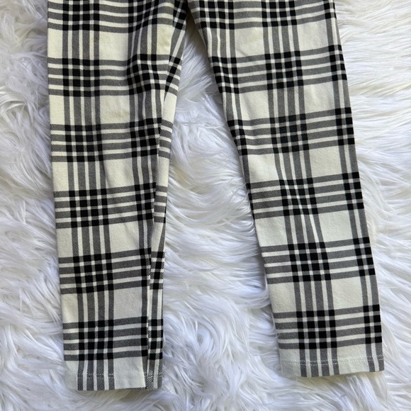 Cat & Jack Toddler Girl Black and White Plaid Leggings Size 4T - Picture 3 of 6